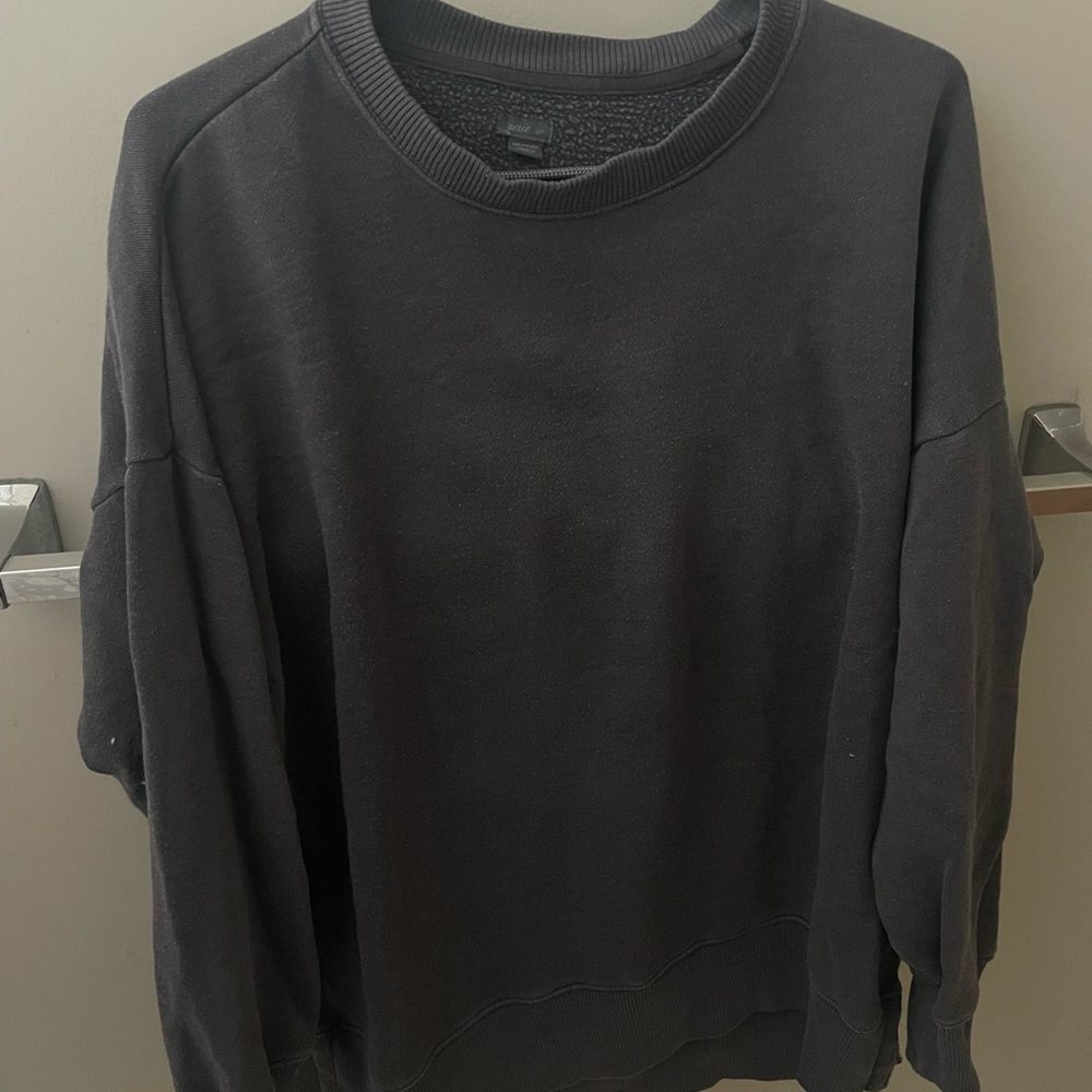 AERIE dark gray crew neck